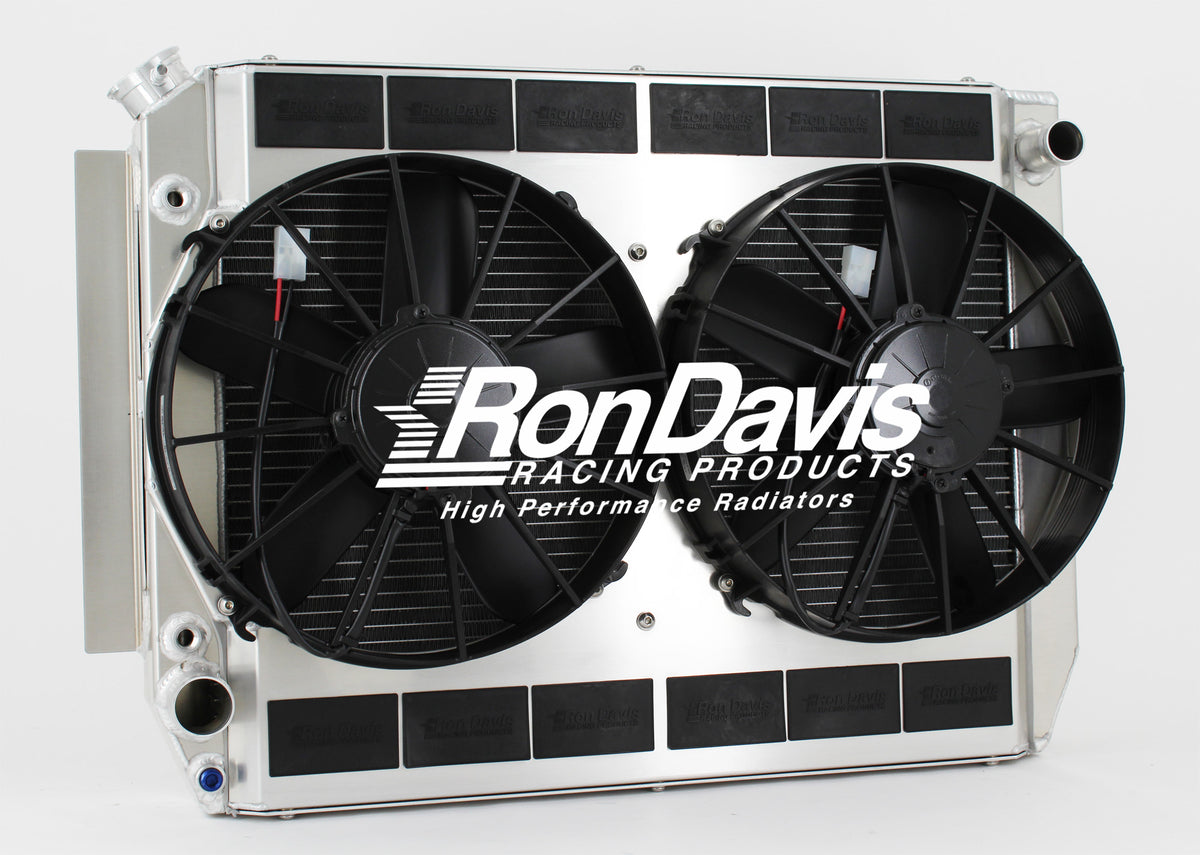 11-50MU6550T--- 1965-1966 Mustang Type High Performance Radiator 5.0L Cross Flow A/T