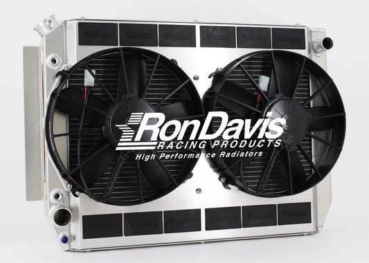 11-50MU6550T--- 1965-1966 Mustang Type High Performance Radiator 5.0L Cross Flow A/T