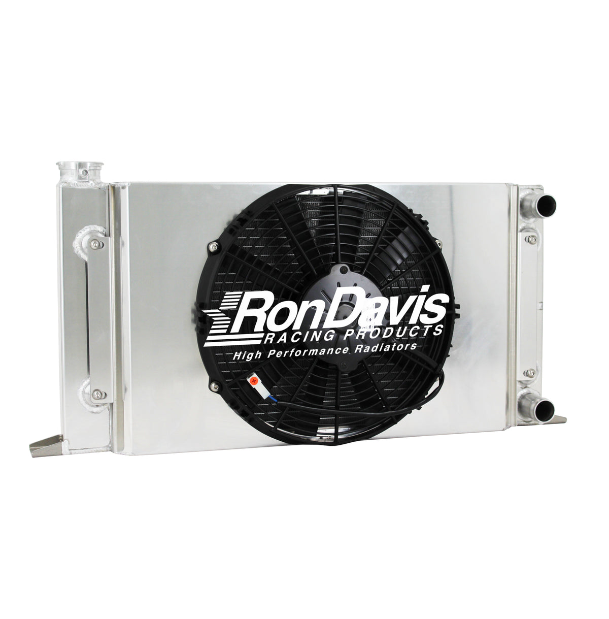 25" Wide  X 13" Tall X 2" Thick Drag Racing Radiator With Right Side 1 1/4" Hose Connections   P/N 1a-1100-1