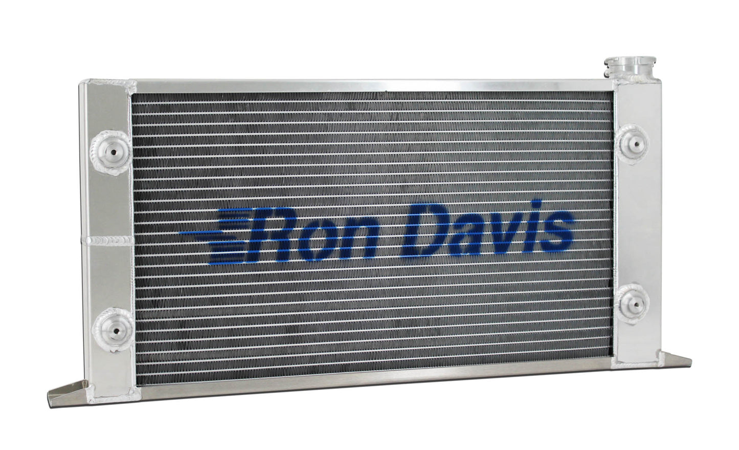 25" Wide  X 13" Tall X 2" Thick Drag Racing Radiator With Right Side 1 1/4" Hose Connections   P/N 1a-1100-1