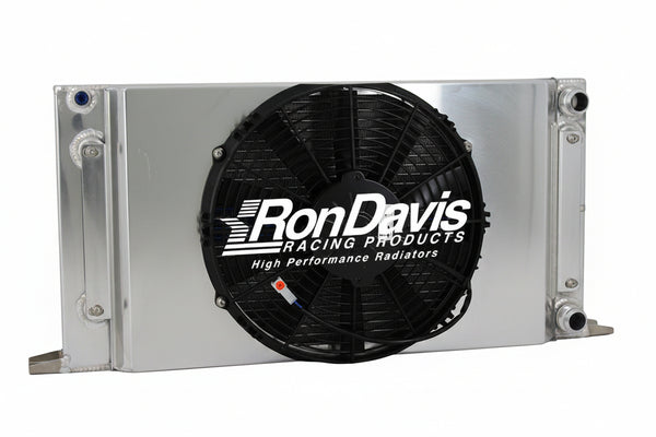 1A-1100NA-1 25 Wide X 13 Tall X 2 Thick Drag Racing Radiator With Righ ...