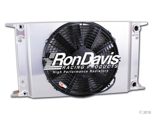 1A-1120P-1 --- 22" Wide X 13" Tall X 2" Thick Drag Racing Radiator With 3/4" NPT  Threaded Connections