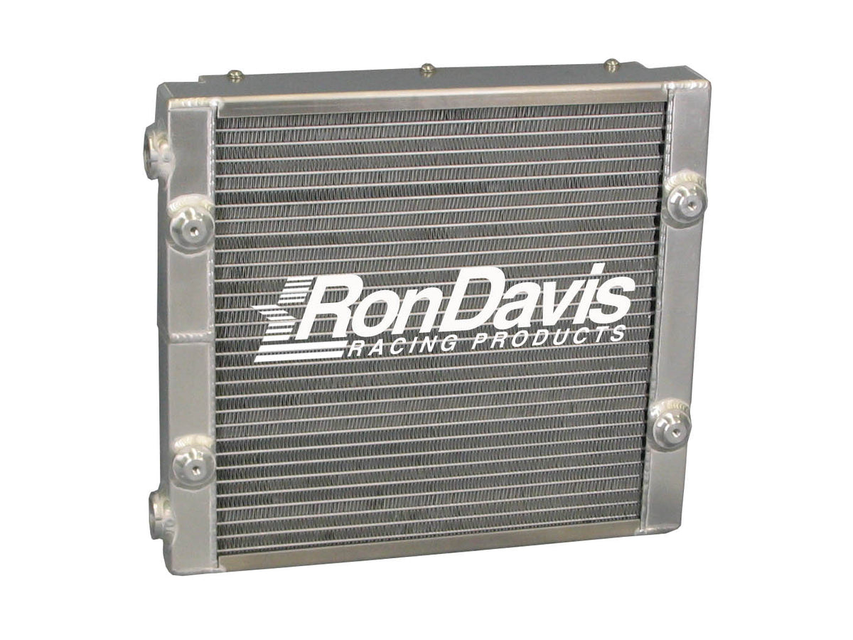 1A-1150-1 ....... 16" Tall X 14" Wide X 2" Thick Drag Racing Radiator With 3/4" NPT Threaded Outlets And