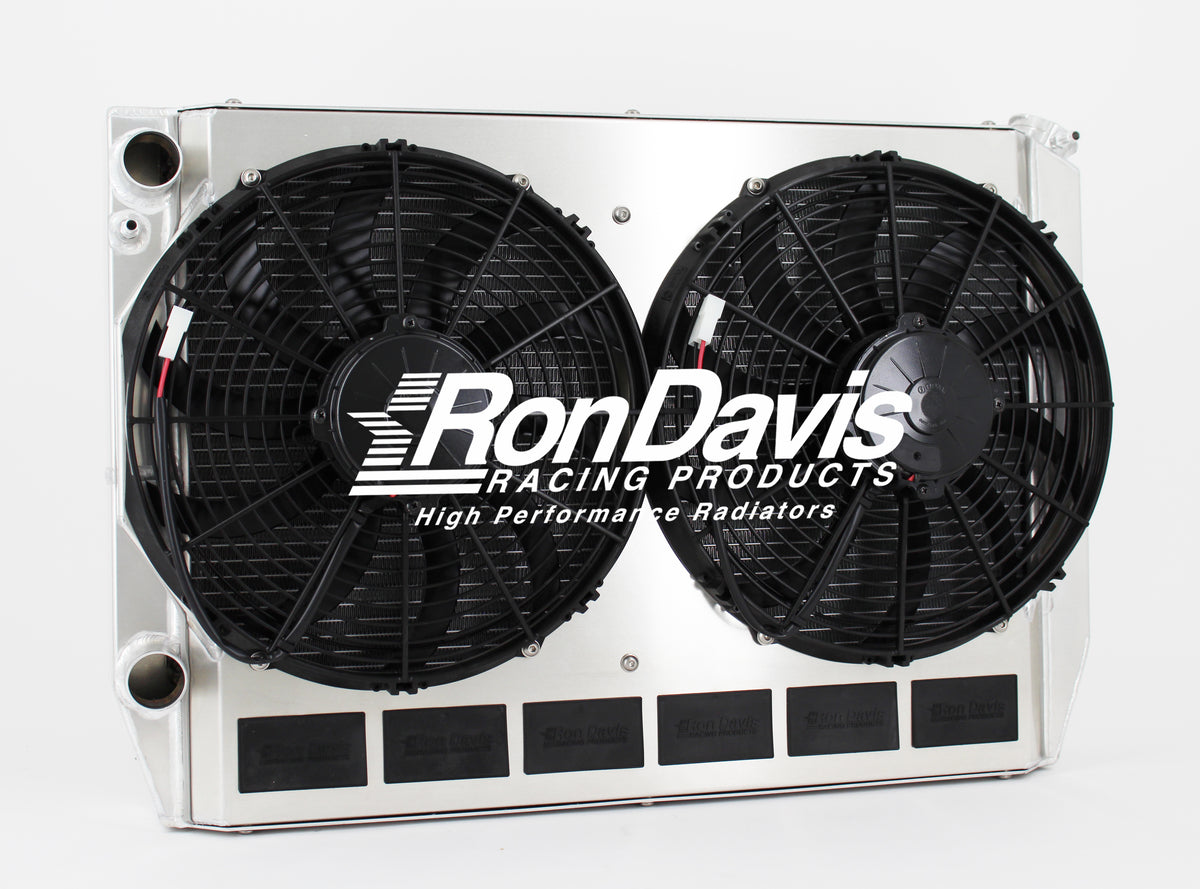 1A-2819F-05 ---- 28" x 19" x 3" Off Road Racing Radiator Left Side Double Pass LS Engine