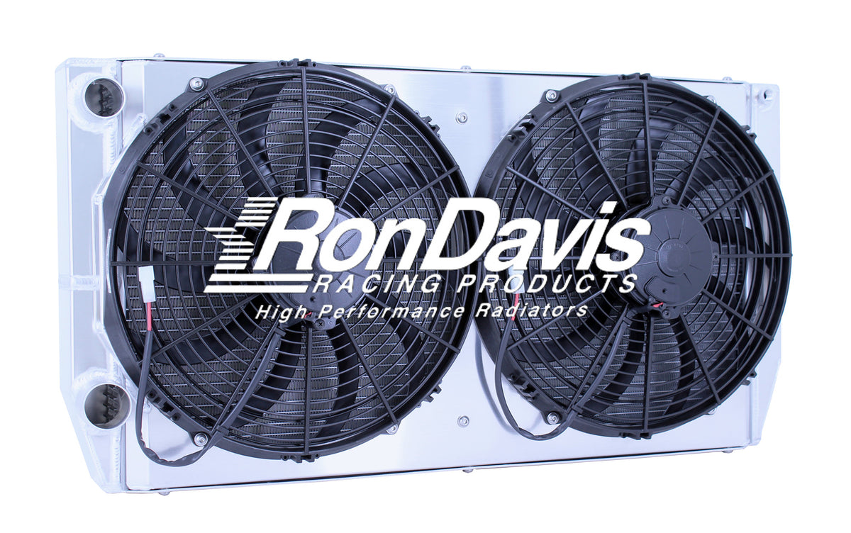 1A-31163FDN-2   31" x 16" x 3" Off Road Racing Radiator Left Side Double Pass No Fill Neck