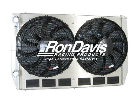 1A-3119F-05     31" x 19" x 3" Off Road Racing Radiator Left Side Double Pass LS Engine