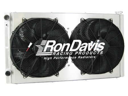 1A-4042 ---- 34" x 19" x 3" Off Road Racing Radiator Left Side Double Pass LS Engine