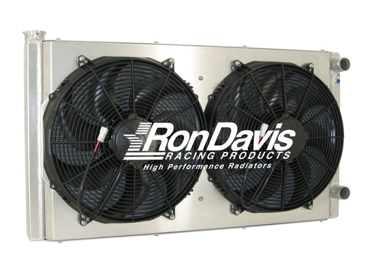1A-4043 ---- 34" x 19" x 3" Off Road Racing Radiator Right Side Double Pass LS Engine