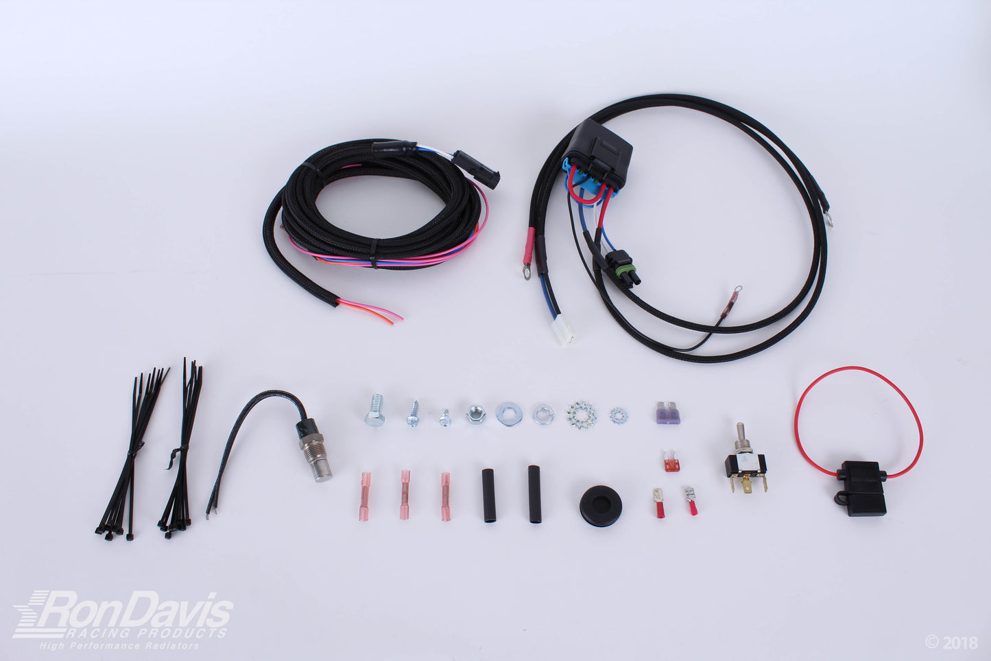 Single Fan Relay Kit - Carbureted - Toggle Switch Optional Override