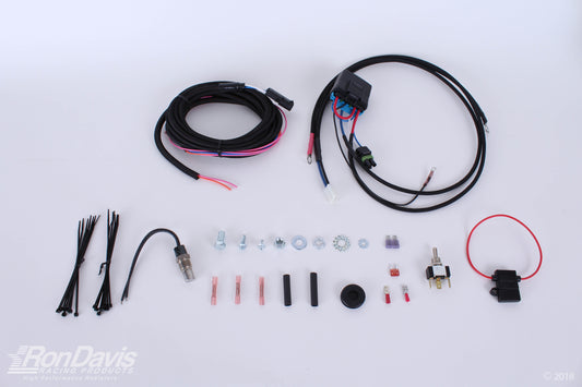 Single Fan Relay Kit - Carbureted - Toggle Switch Optional Override