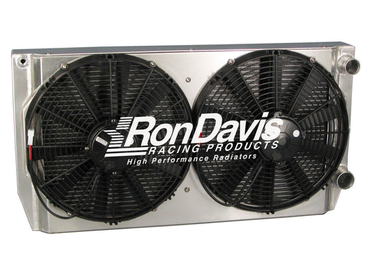 1A-31163DN-2 ----31" x 16" x 3" Off Road Racing Radiator Right Side Double Pass No Fill Neck